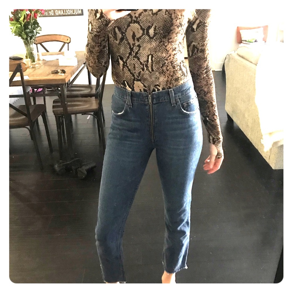 ZIP UP Reformation Jeans size 25